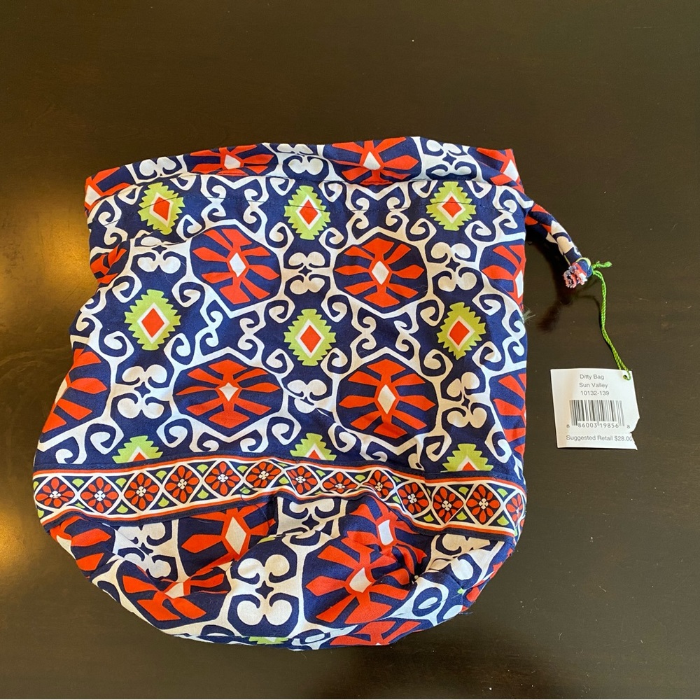 NWT Vera Bradley Sun Valley Ditty Bag